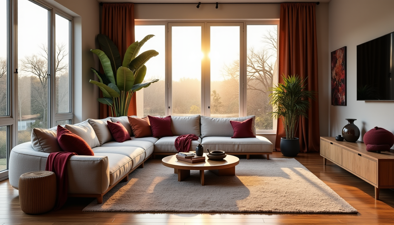 artisanat et minimalisme : l'équilibre parfait en déco — des touches de couleurs plus profondes peuvent être