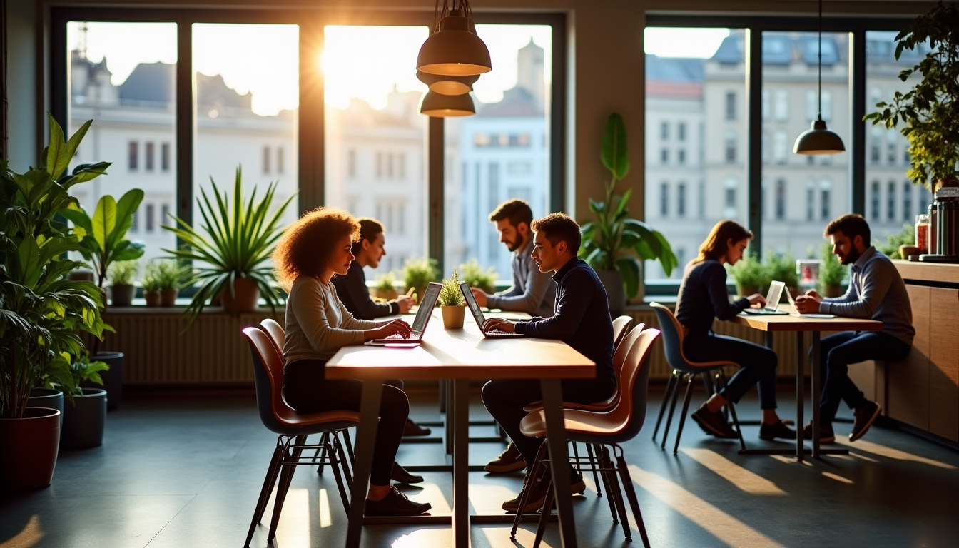 Illustration : certains lieux proposent des services additionnels comme le — sont les espaces de coworking ou bureau disponible pour travailler à strasbourg ?