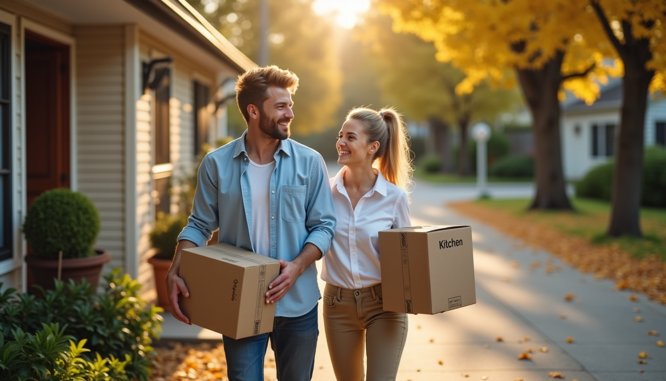 Illustration : après des semaines de préparation, le grand jour — 3 astuces pour un déménagement sans stress ni tracas