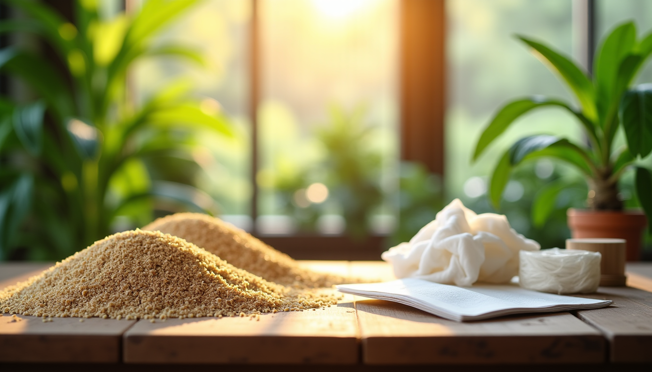 Illustration : ces matériaux sont utilisés dans l'emballage, la vaisselle — meilleurs matériaux pour les produits écologiques