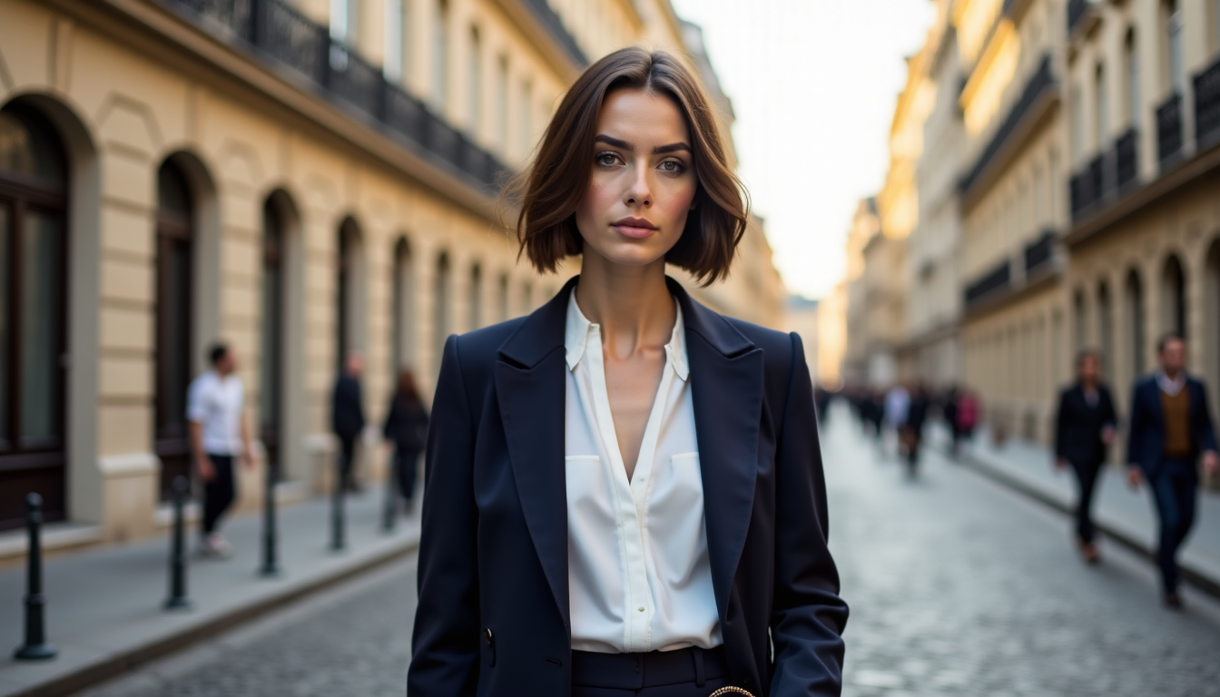 Illustration : l'idée est de créer un ensemble cohérent, où — l'élégance française réinventée : mode et beauté authentiques