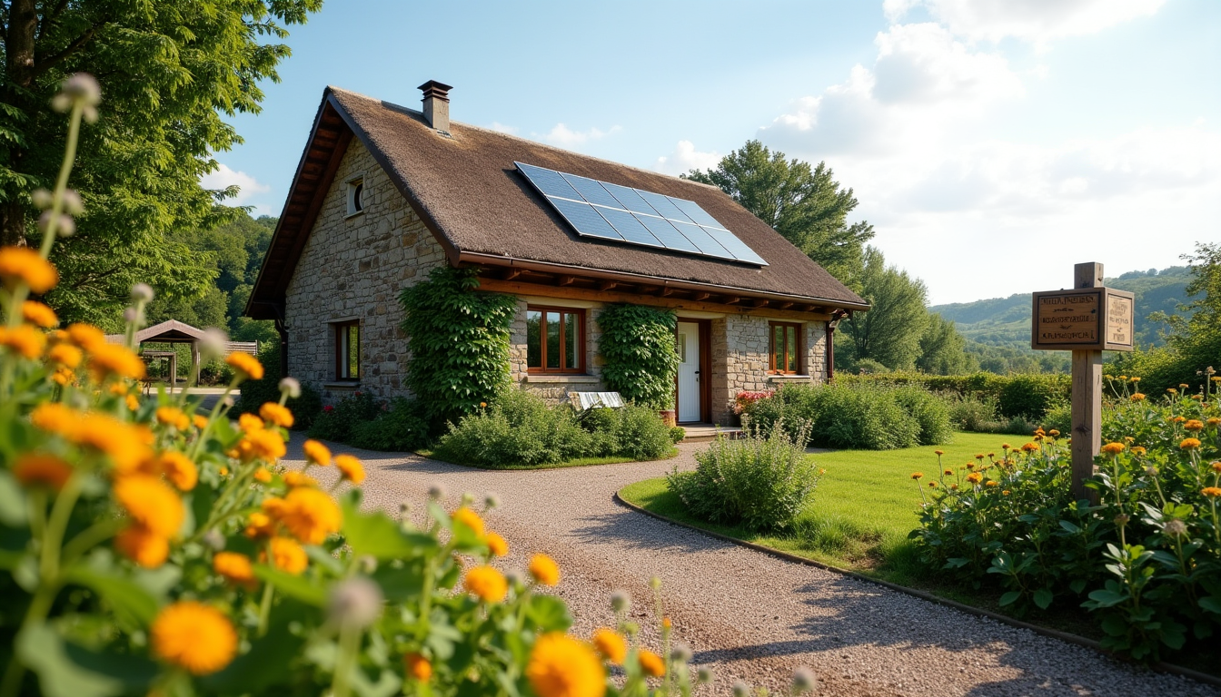 Illustration : de nombreux gîtes ruraux, chambres d'hôtes ou petits — hébergements écoresponsables à tester absolument