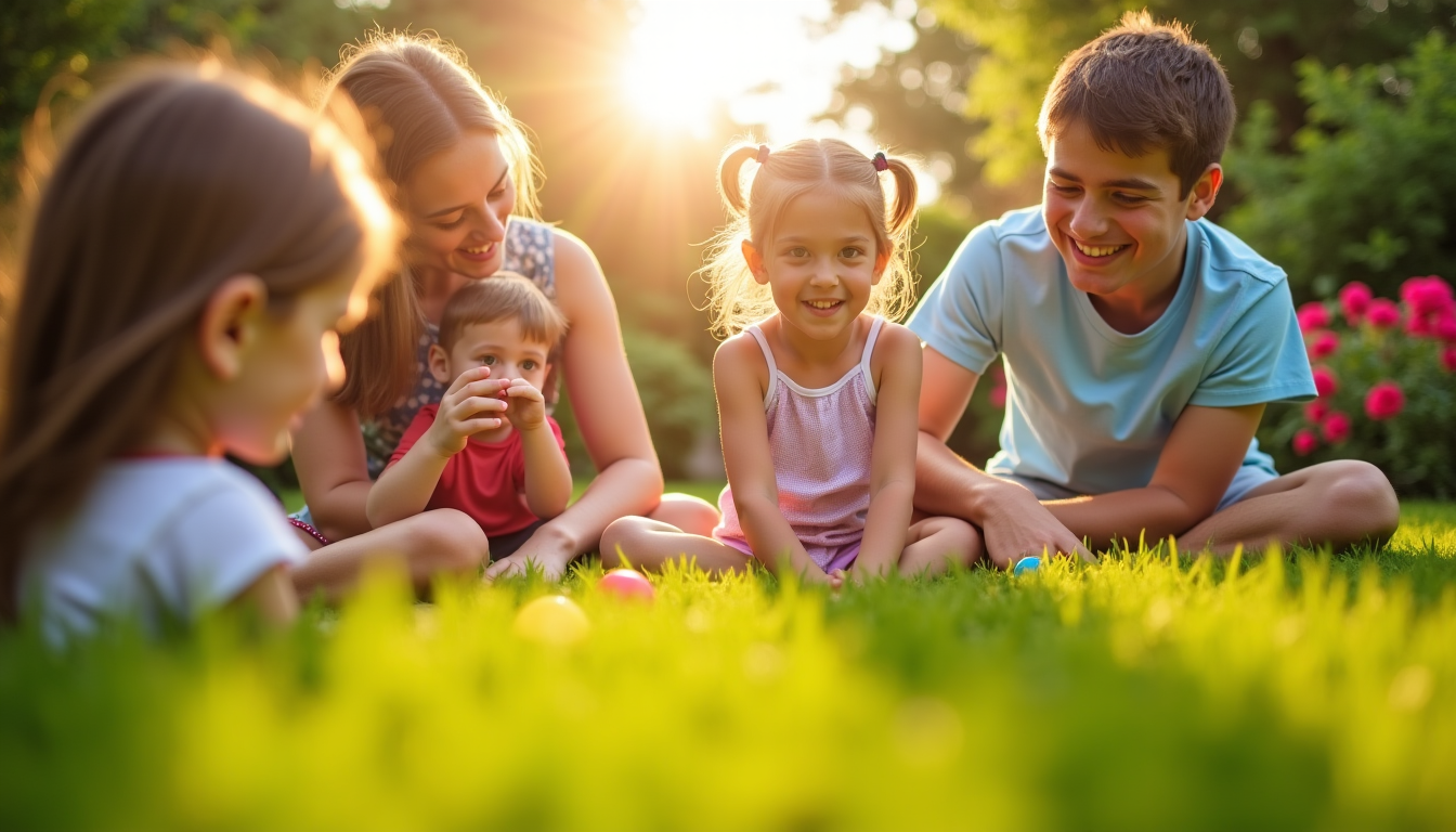 jeux et défis à organiser en famille ou entre amis — le jeu du "1-2-3 soleil" revisité avec une