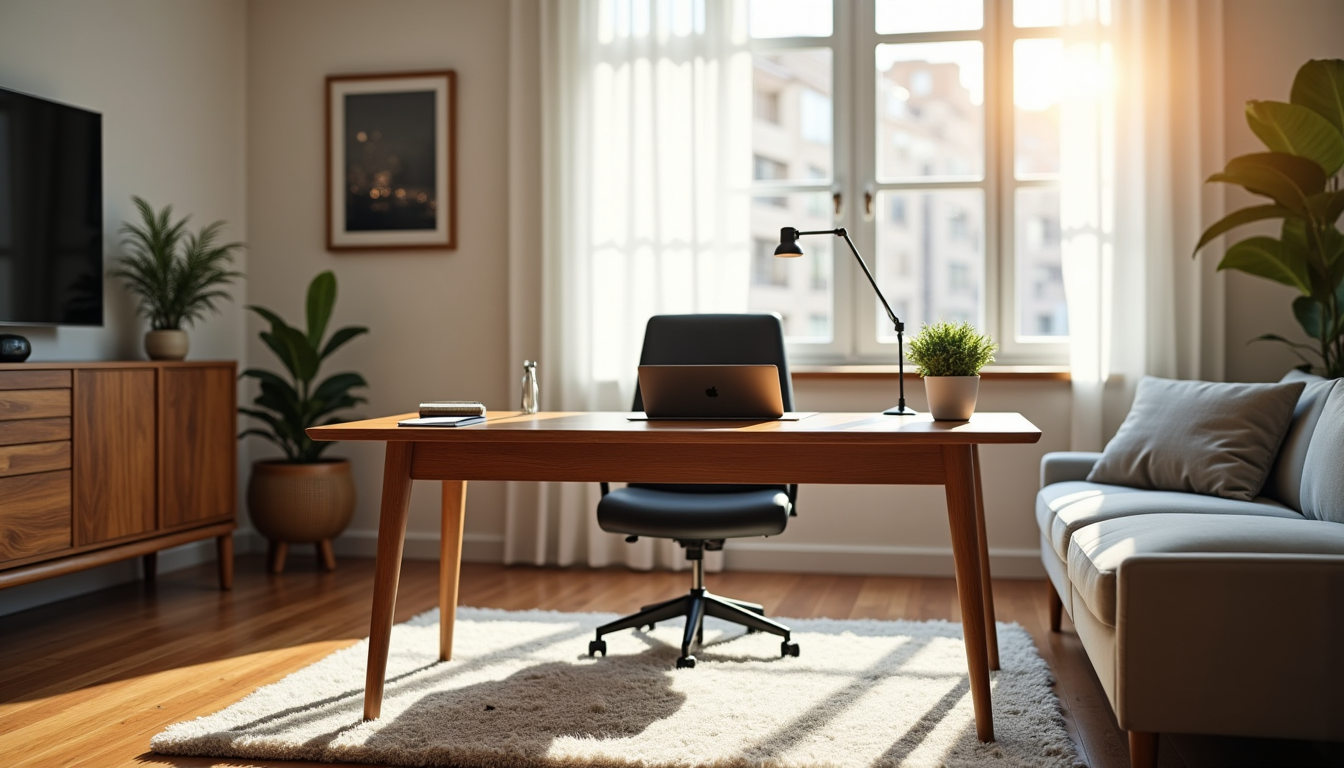 aménager un coin bureau stylé dans son salon ? — pécifiques sur la manière d'aménager un coin bureau,