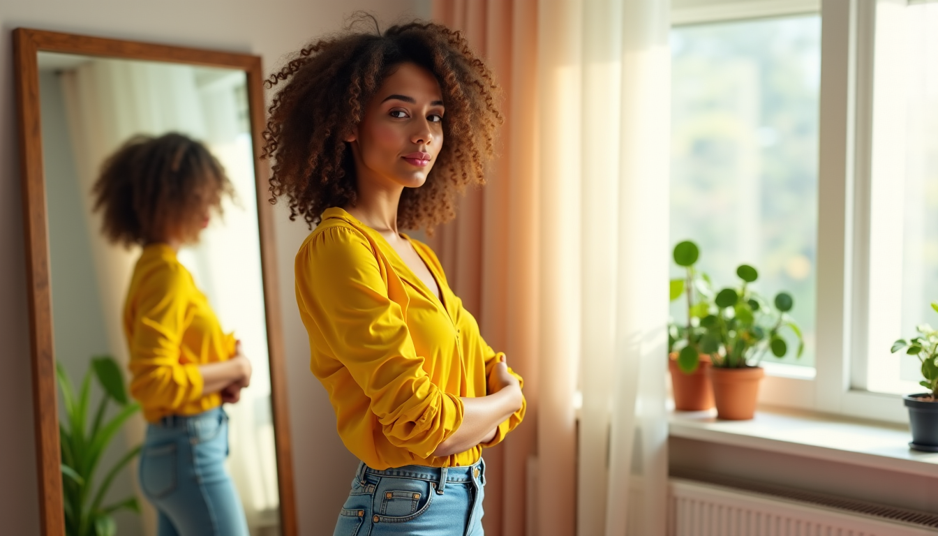 Illustration : le choix de nos tenues est un acte — vêtements et santé mentale : pourquoi votre tenue change votre journée