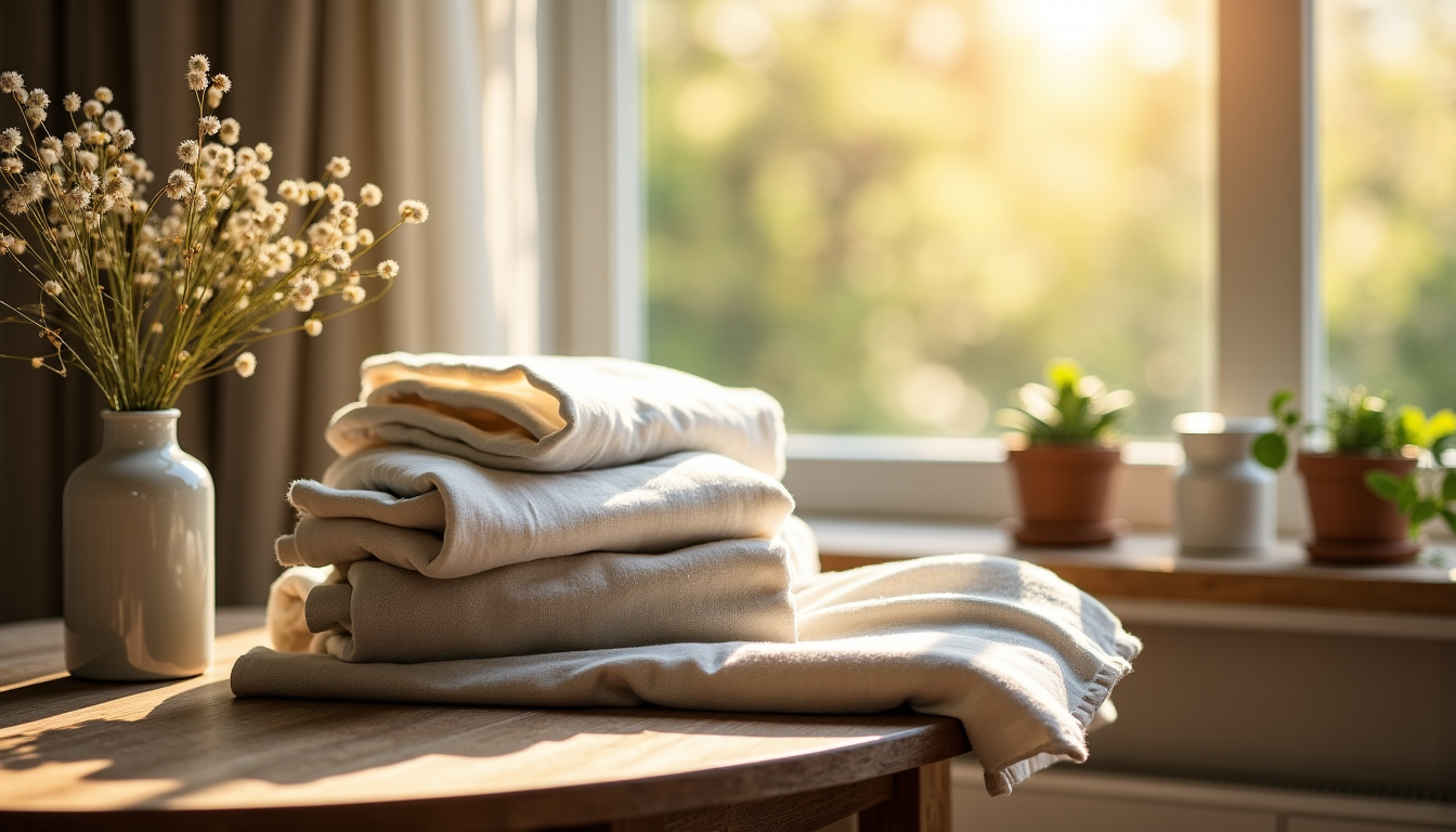 matières naturelles et bien-être : pourquoi privilégier le lin et le coton bio ? — le lin se patine avec le temps, devenant