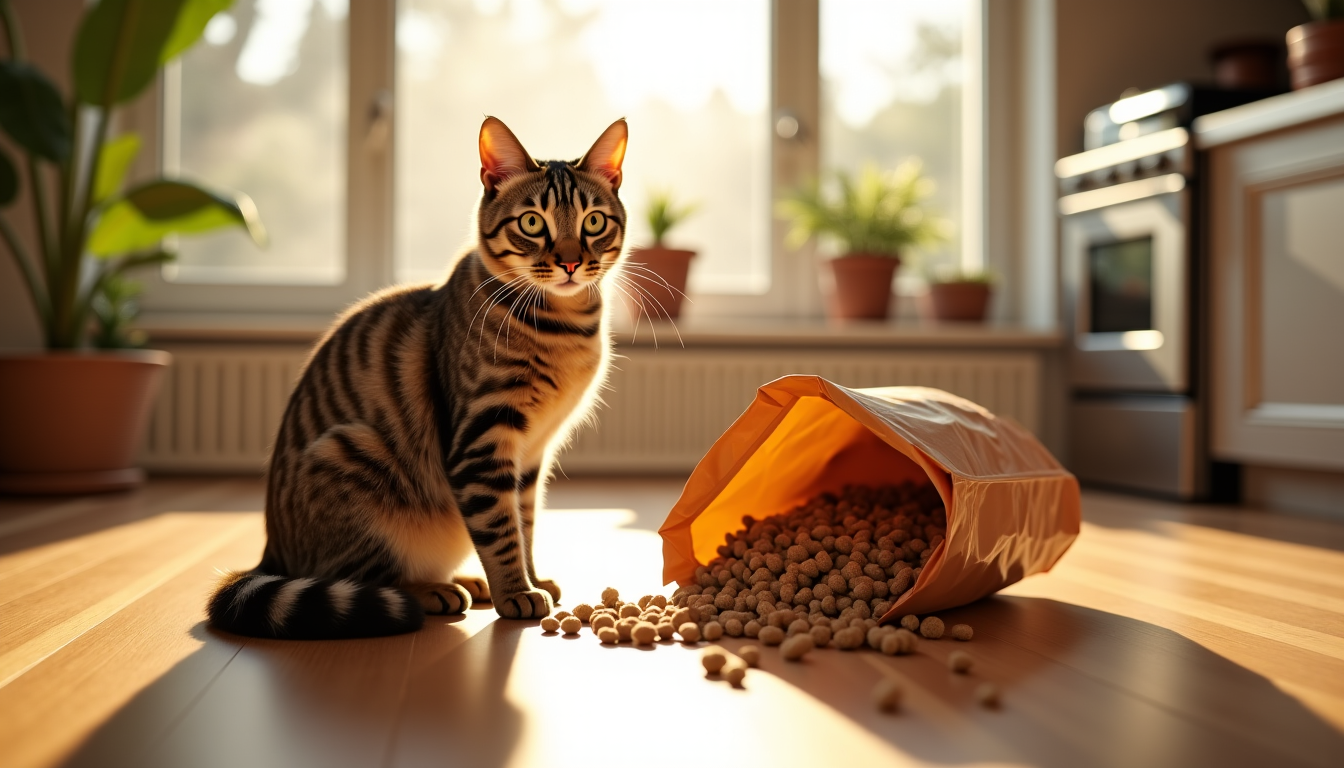 alimentation animale : comment choisir les meilleures croquettes pour son chat ? — le pourcentage de protéines brutes doit être élevé,