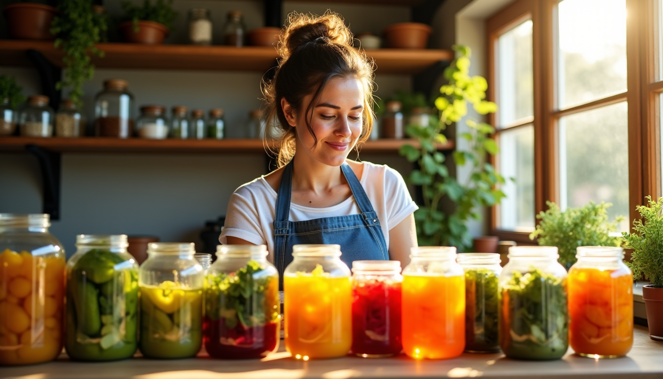 fermentation maison : les secrets pour chouchouter votre microbiote — la fermentation, bien que simple dans son principe,