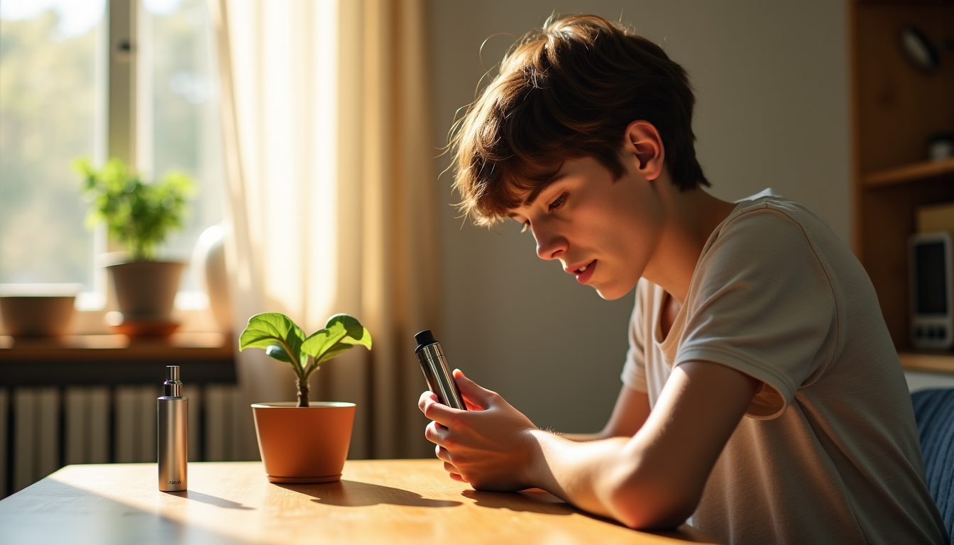 Illustration : "un vapoteur averti sait que la persévérance est — résistance qui fuit : 5 astuces simples pour en finir avec les fuites d'e-liquide