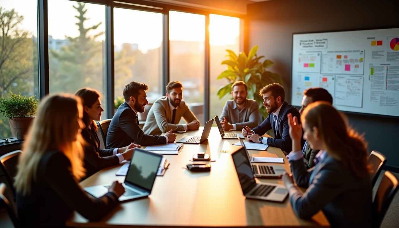 Illustration : la communication joue un rôle primordial. informer les — 4 étapes clés pour une formation réussie