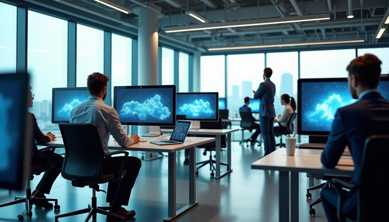 Illustration : la virtualisation des infrastructures et l'adoption de solutions — avenir pour la bureautique moderne en entreprise ?