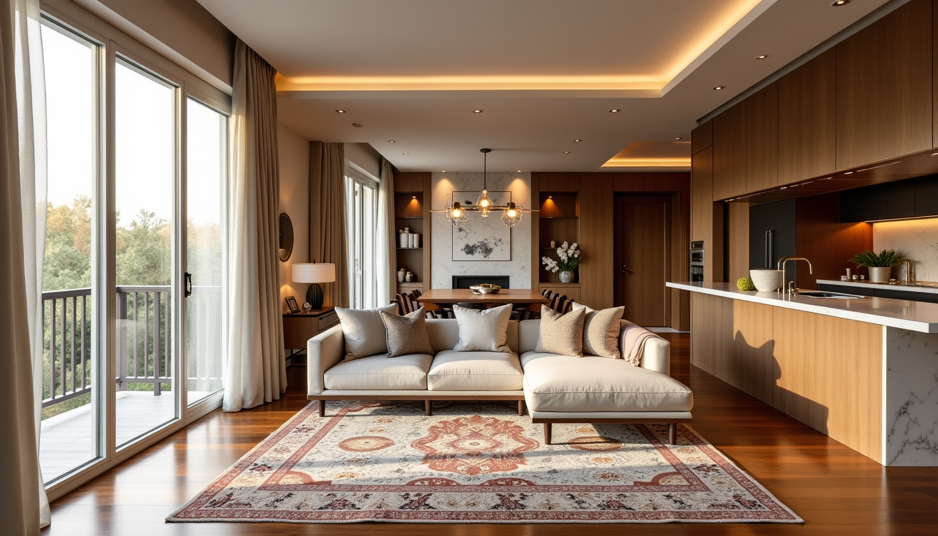 Illustration : l'intégration de matériaux nobles et de finitions de — rénovation et créativité : inventez votre espace unique