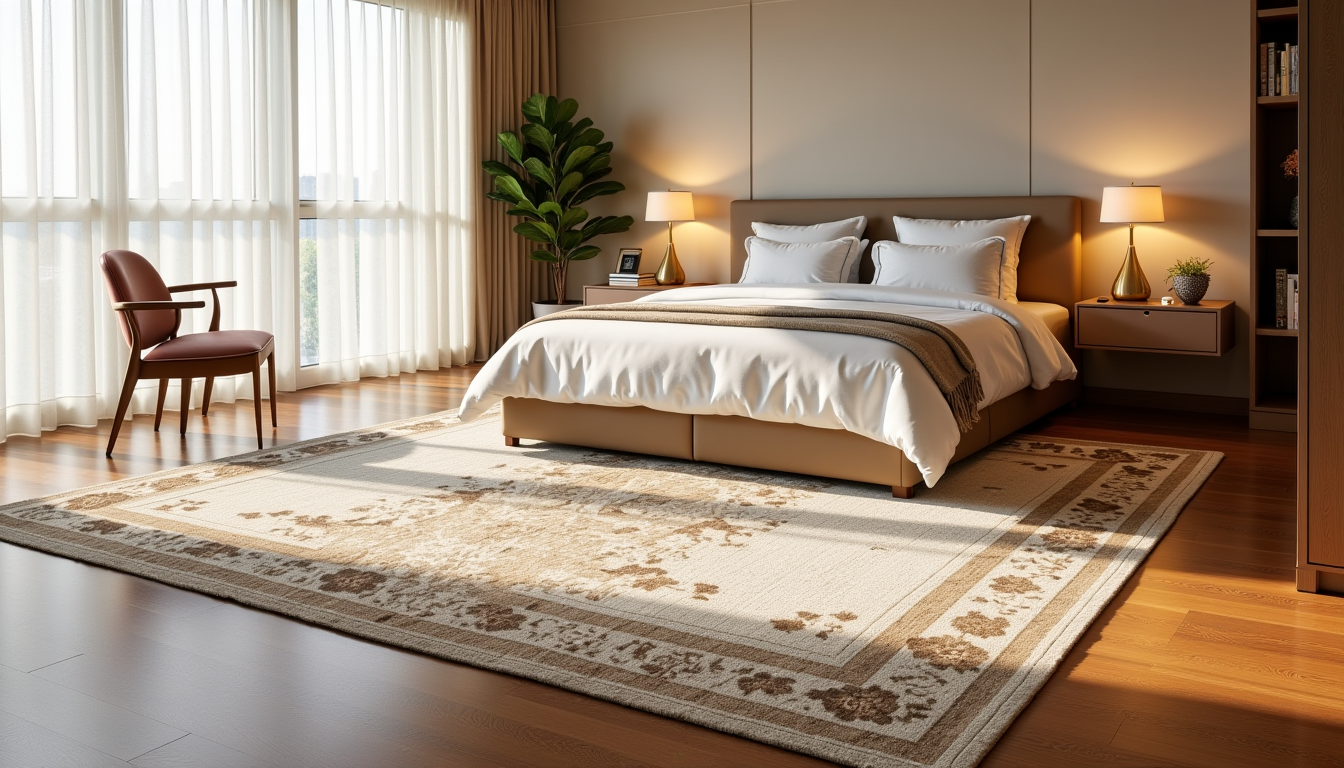 tapis choisir pour une chambre ? — la taille du tapis est l'un des critères