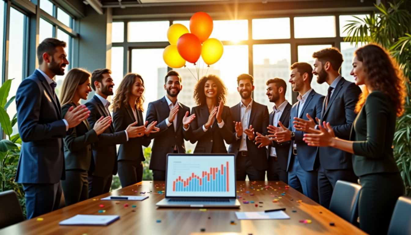 Illustration : reconnaître et célébrer les réussites, petites et grandes, — créer une culture d’entreprise positive et motivante ?