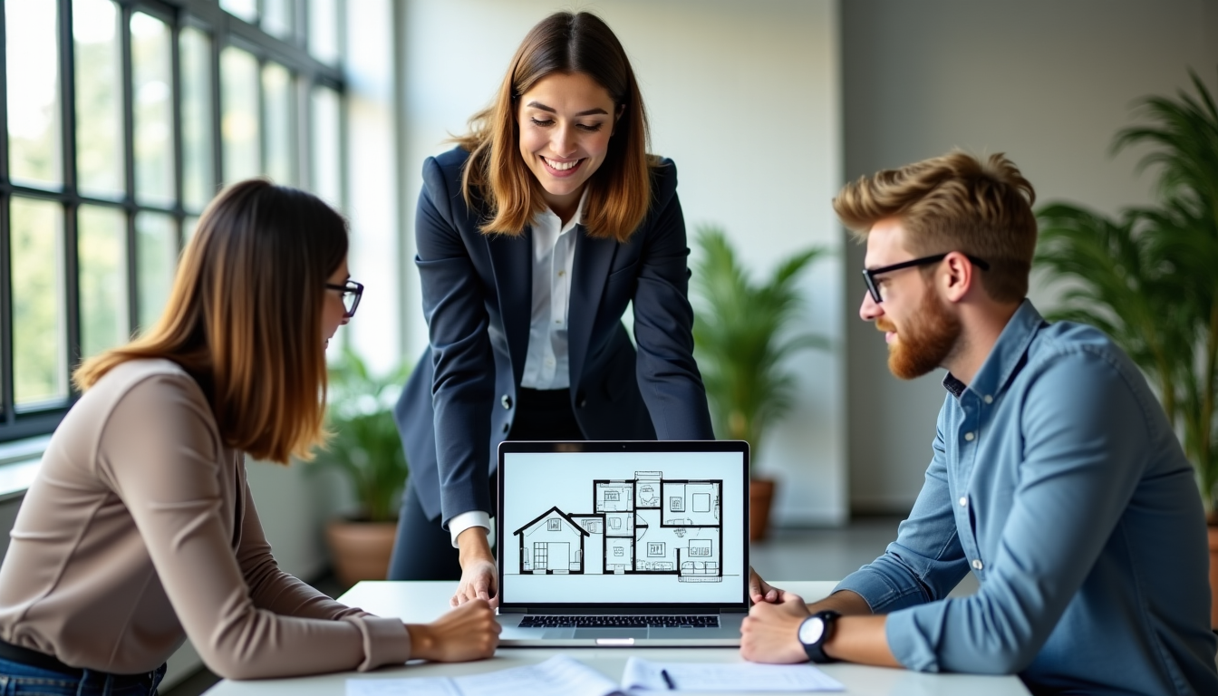 Illustration : s'entourer de professionnels de l'immobilier est souvent la — vendre sa maison rapidement : les techniques qui fonctionnent