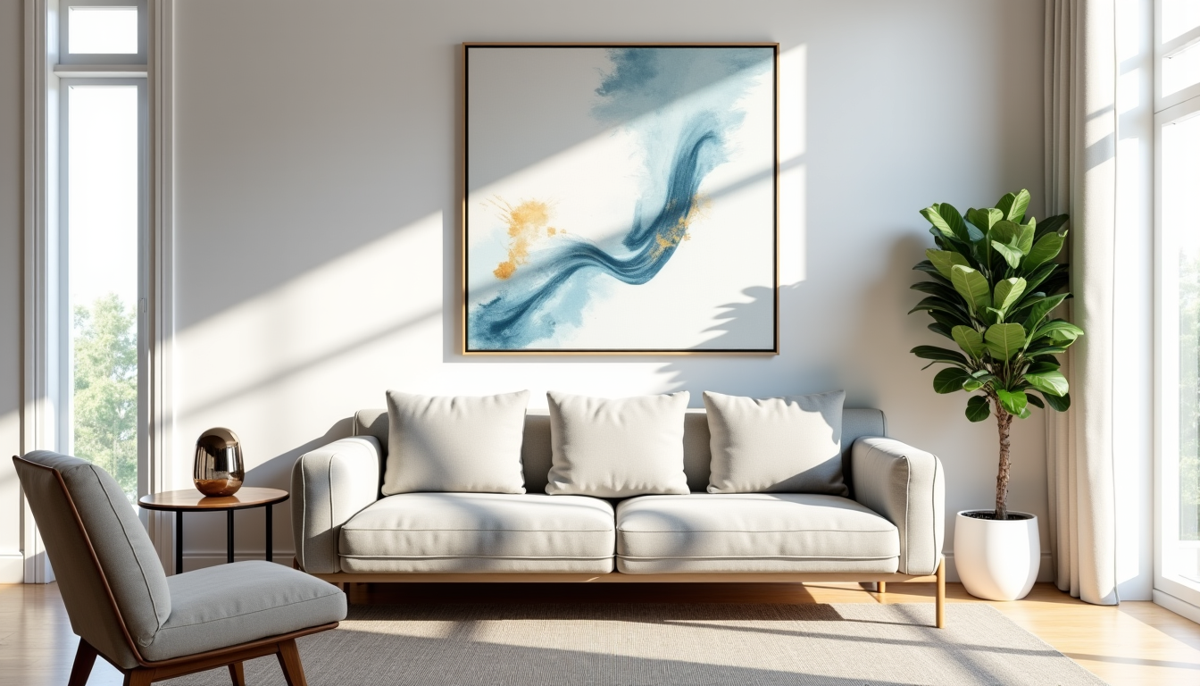 Illustration : dans un salon moderne, moins c'est souvent plus. — créer une décoration salon moderne : guide complet