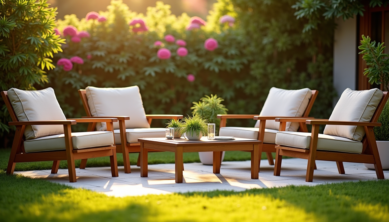 aménager un coin détente extérieur en un week-end — le choix du mobilier est déterminant pour le