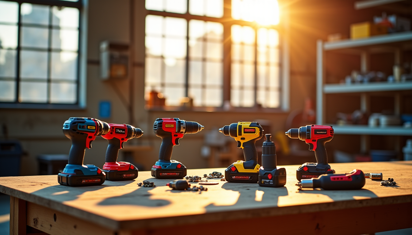 outils indispensables pour tous types de travaux — les outils sans fil, alimentés par batterie, apportent