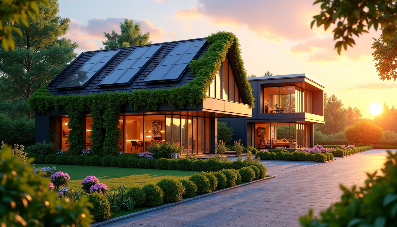 maison verte vs maison connectée : le duel de l'avenir — ntre une maison verte vs maison connectée, il