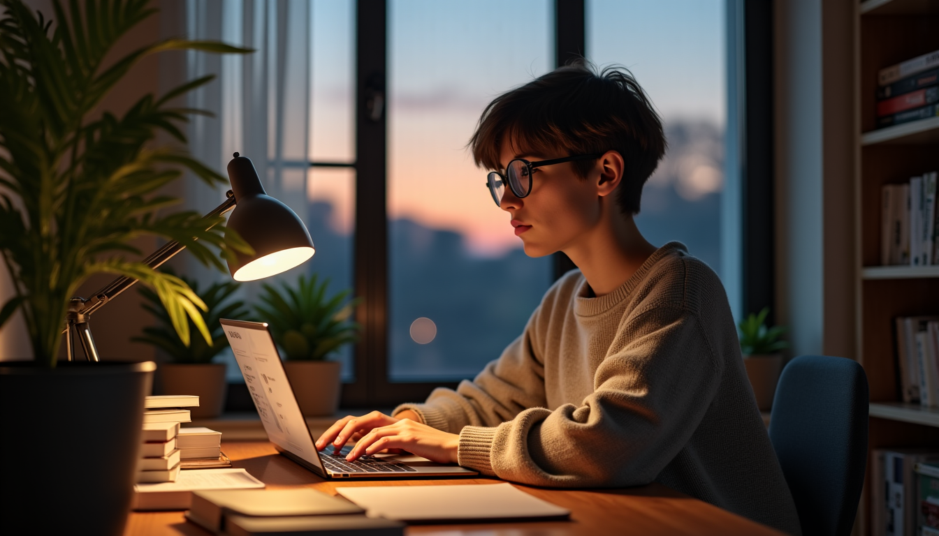 Illustration : tonomes qui aiment explorer différents contenus et organiser — apprendre l'anglais rapidement ? top 5 des formations en ligne