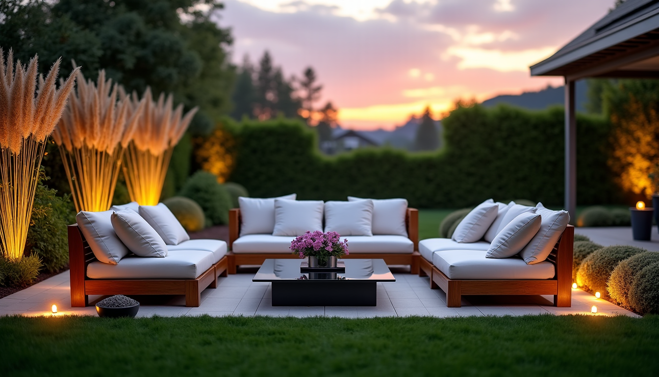 Illustration : un jardin moderne et accueillant n'est pas complet — créer un jardin accueillant et moderne ?