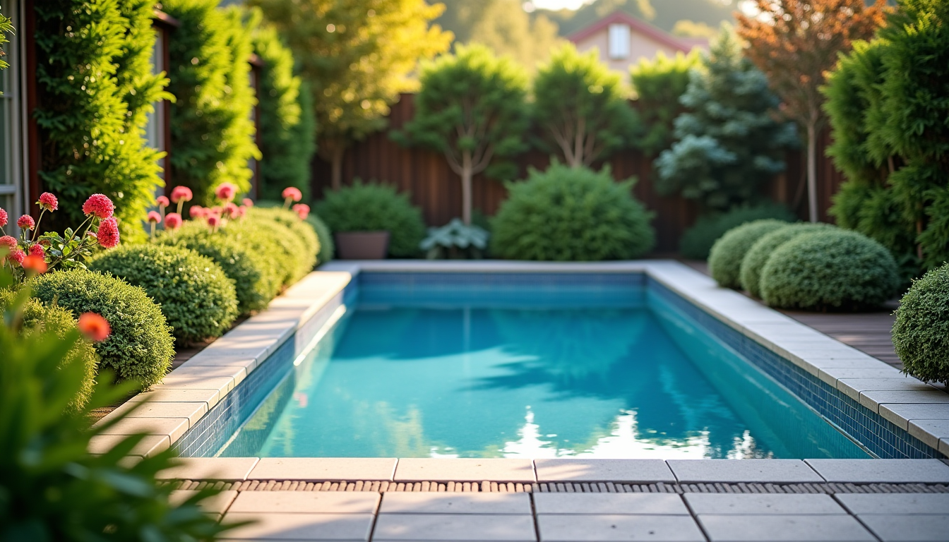 Illustration : beaucoup pensent qu'une piscine est réservée aux grands — intégrer une piscine dans son jardin sans casser l’harmonie extérieure?