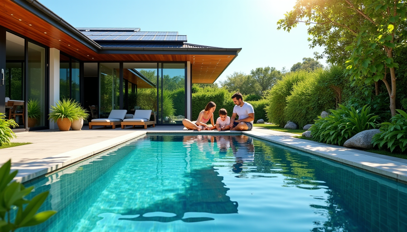 Illustration : impact environnemental dès la conception, c'est investir dans — choisir sa piscine : l’importance du type de maison et de l’environnement