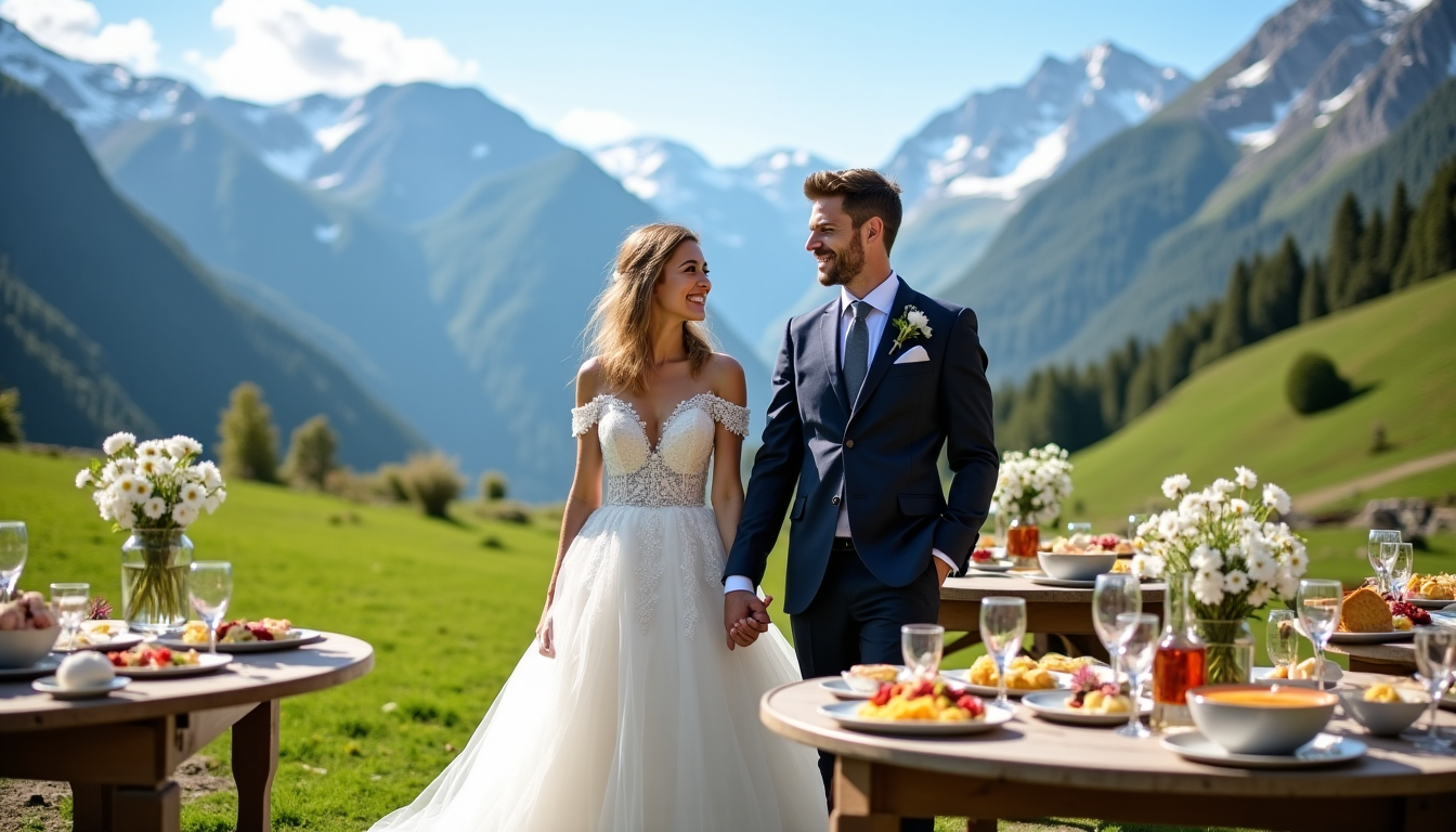 Elija Suiza para una boda y una experiencia culinaria inolvidable