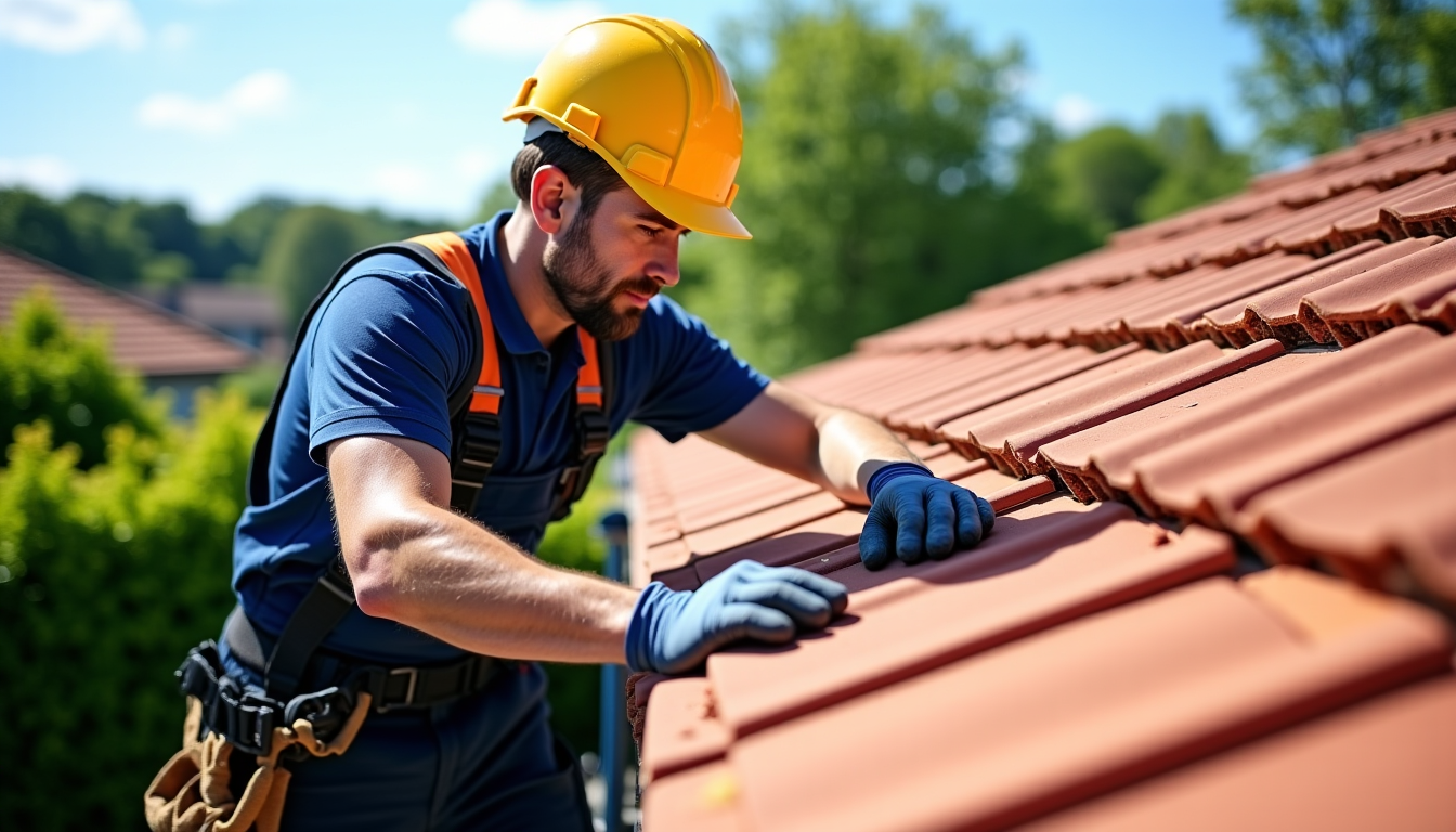 Illustration : l'intervention d'un expert, qu'il s'agisse de l'entretien de — entretien de toiture : pourquoi faire appel à un expert qualifié