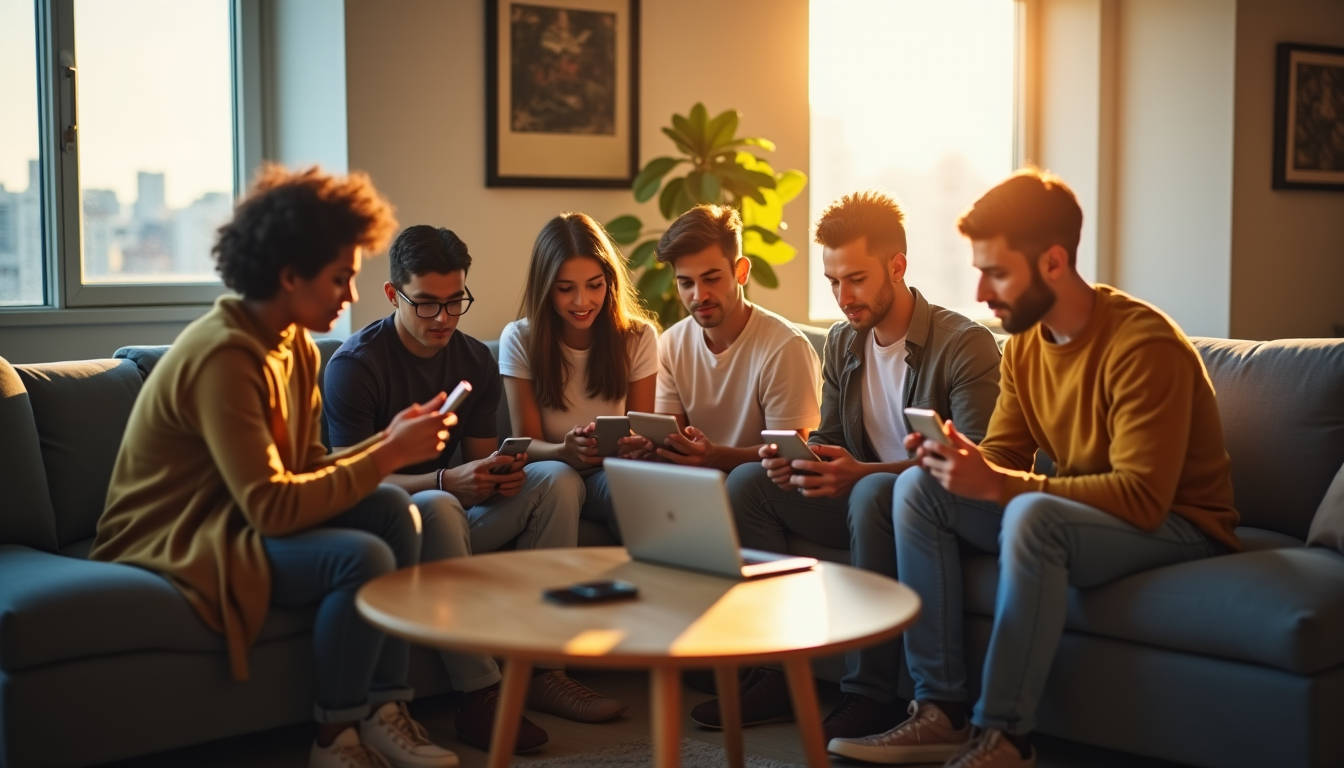 Illustration : ez votre téléphone, votre ordinateur et vos applications — apprendre à parler anglais rapidement et efficacement ?