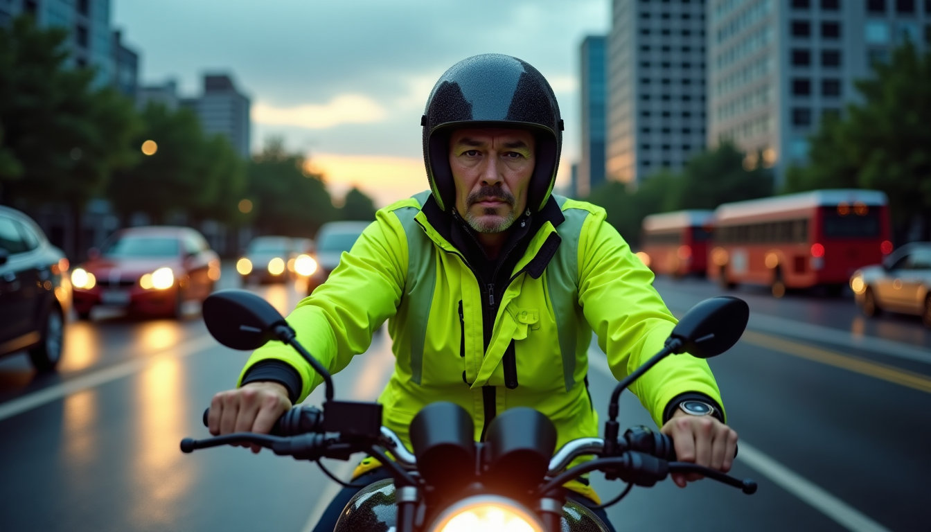 Illustration : s sûr de s'assurer que les autres usagers — sécurité moto : techniques pour éviter les accidents