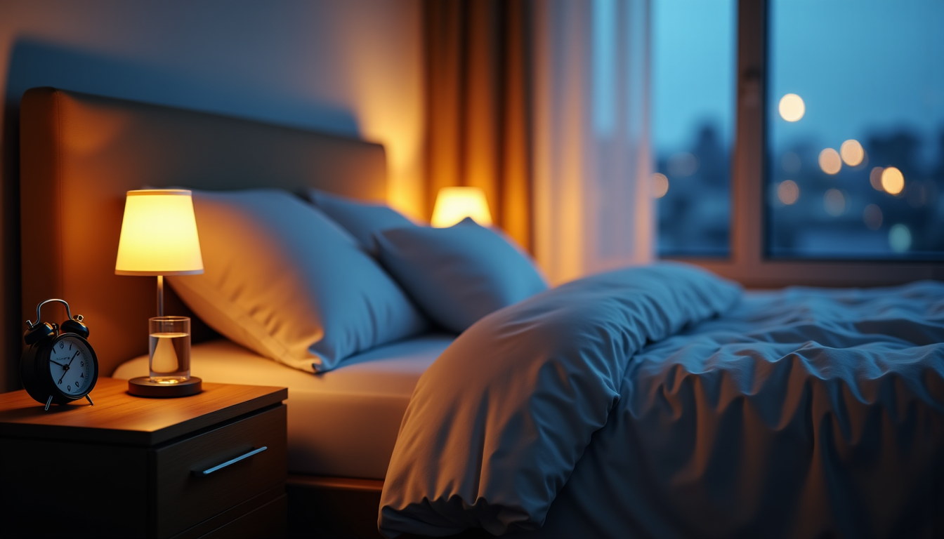 Illustration : l'hydratation est également importante, mais veillez à ne — mieux dormir et retrouver un rythme sain ?