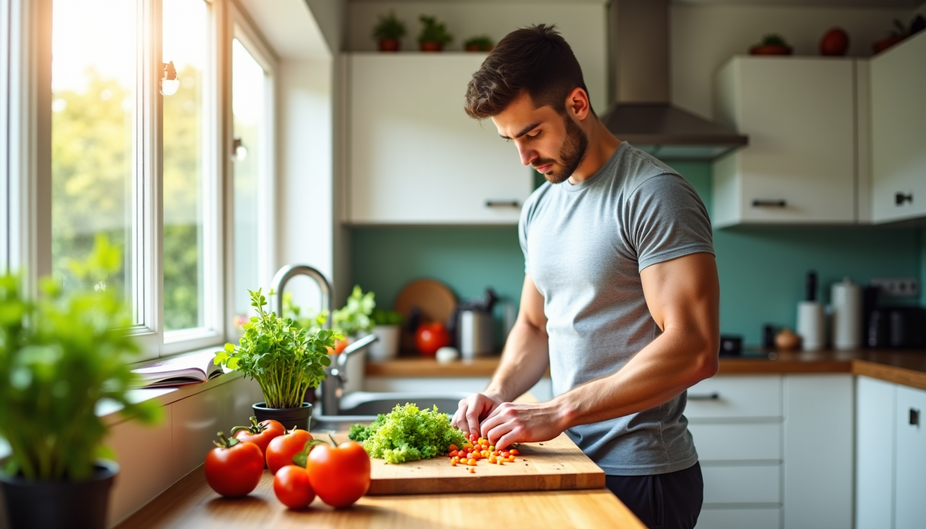 Illustration : l'alimentation joue un rôle fondamental ici. un surplus — programmes d’entraînement adaptés selon tes objectifs