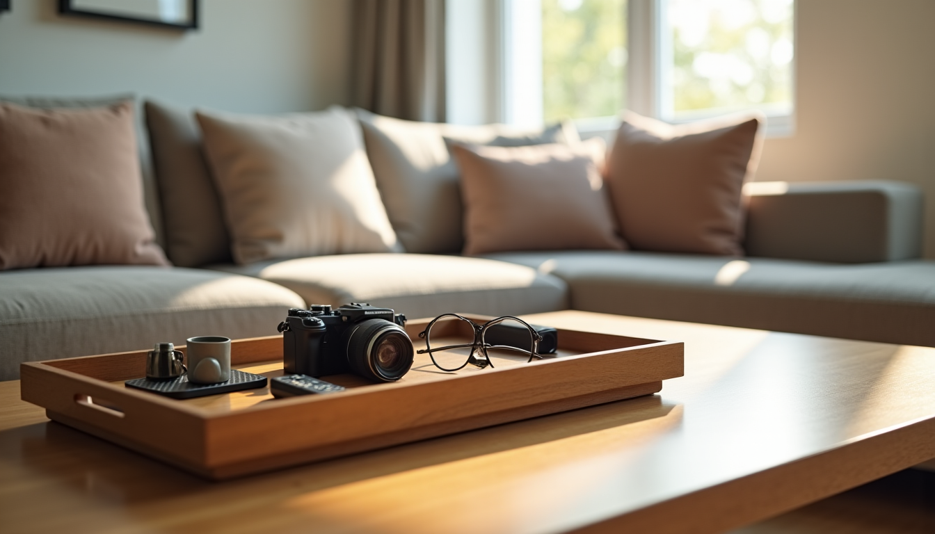 éviter le désordre chez soi malgré un quotidien chargé ? — tiroirs dédiés. un plateau peut aider à regrouper