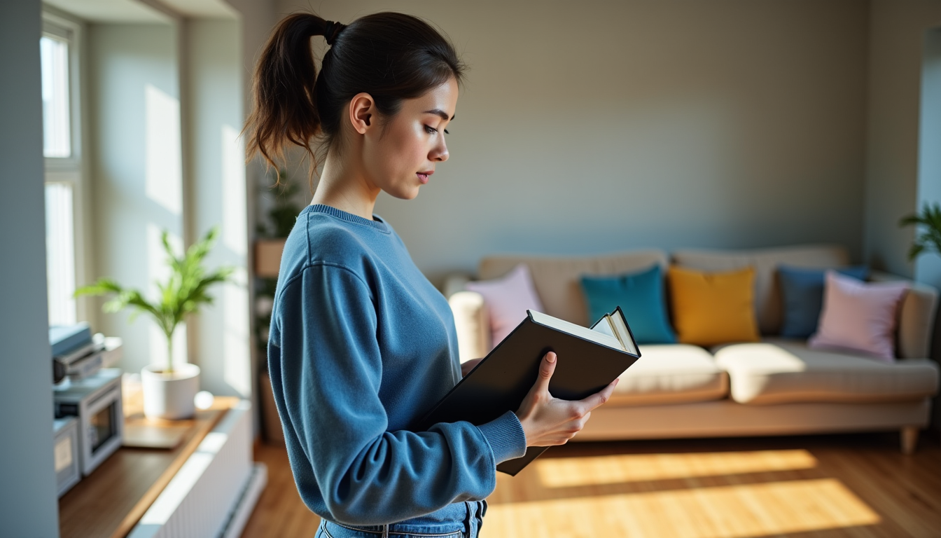 Illustration : avant de passer d'une pièce à l'autre, prenez — éviter le désordre chez soi malgré un quotidien chargé ?