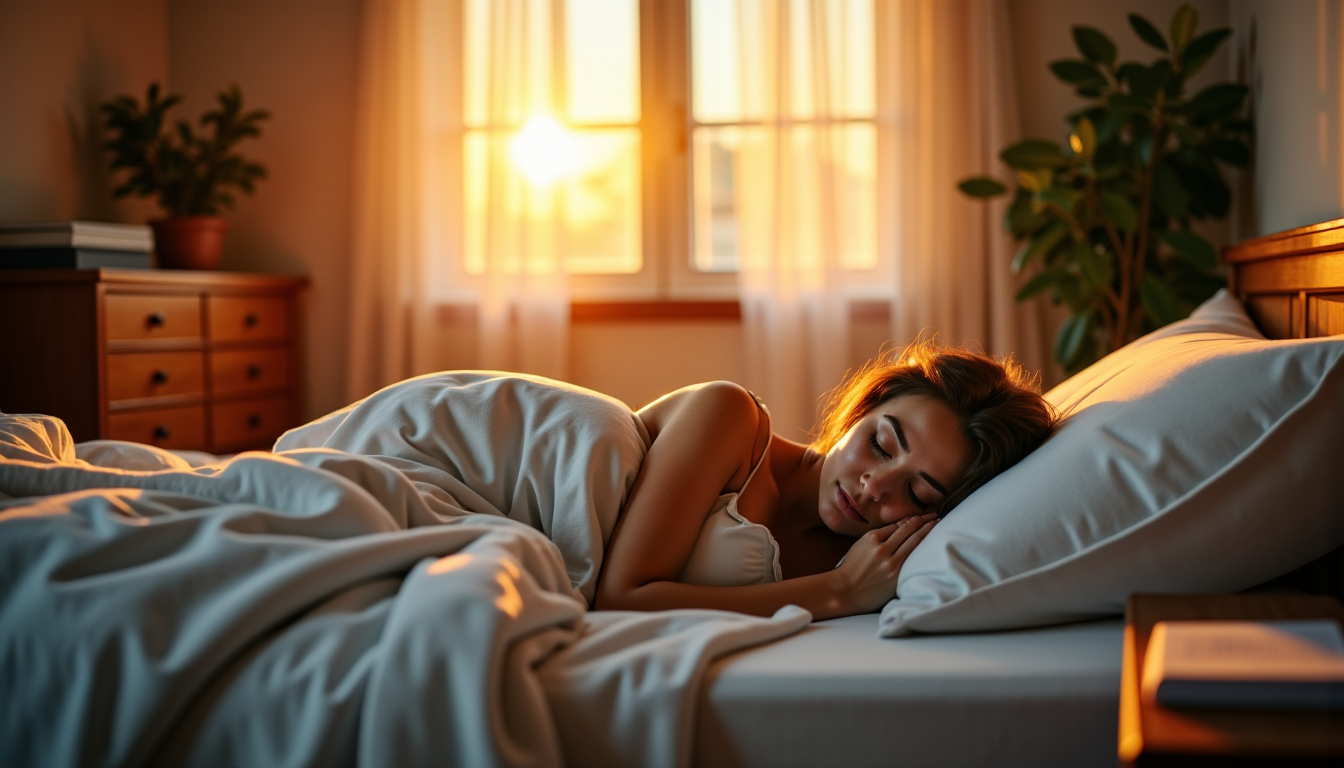 Illustration : un mode de vie actif et une bonne — mieux dormir et récupérer chaque nuit ?