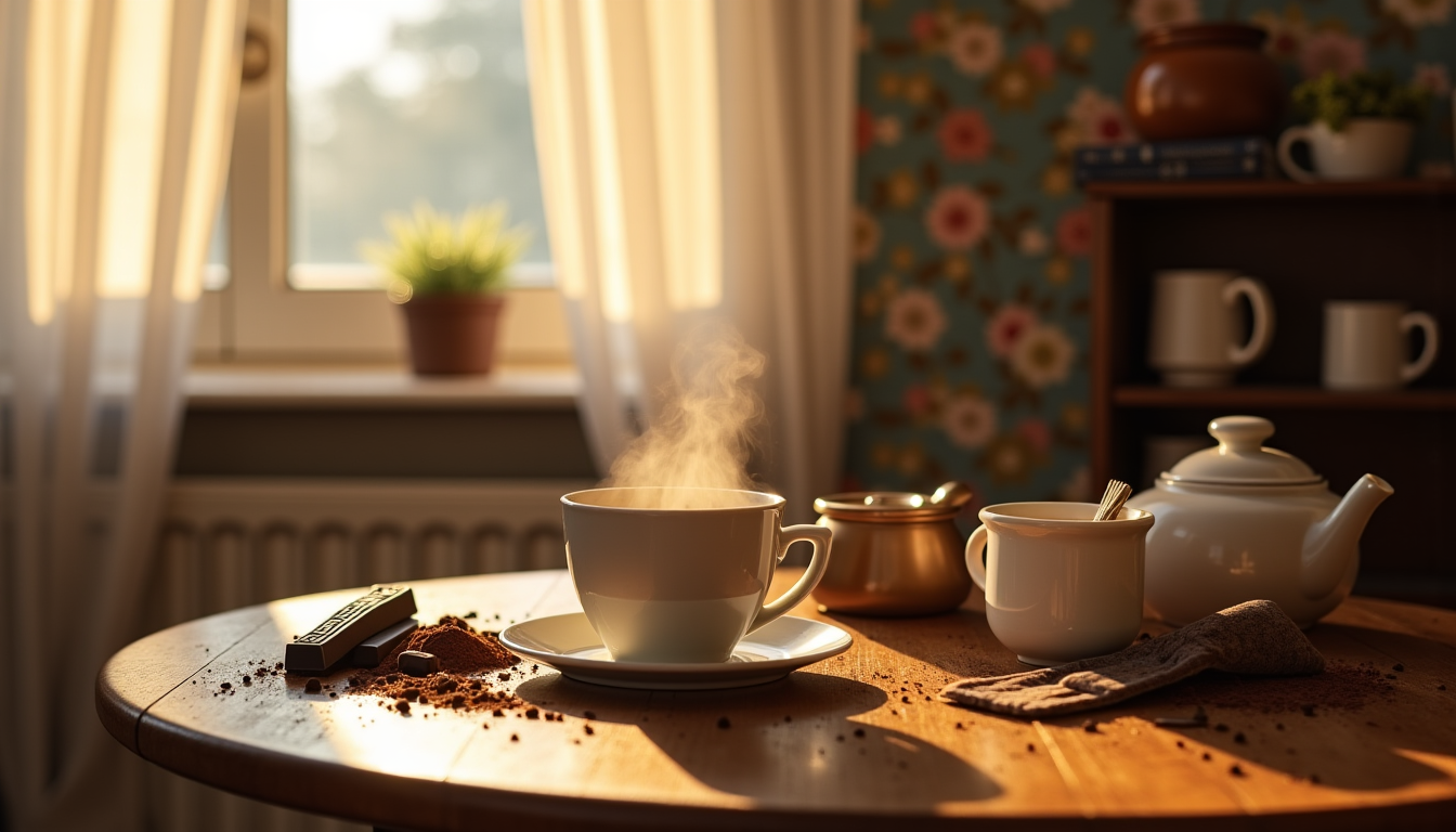 Illustration : l'idée que faire un chocolat chaud de qualité — secrets d'un bon chocolat chaud