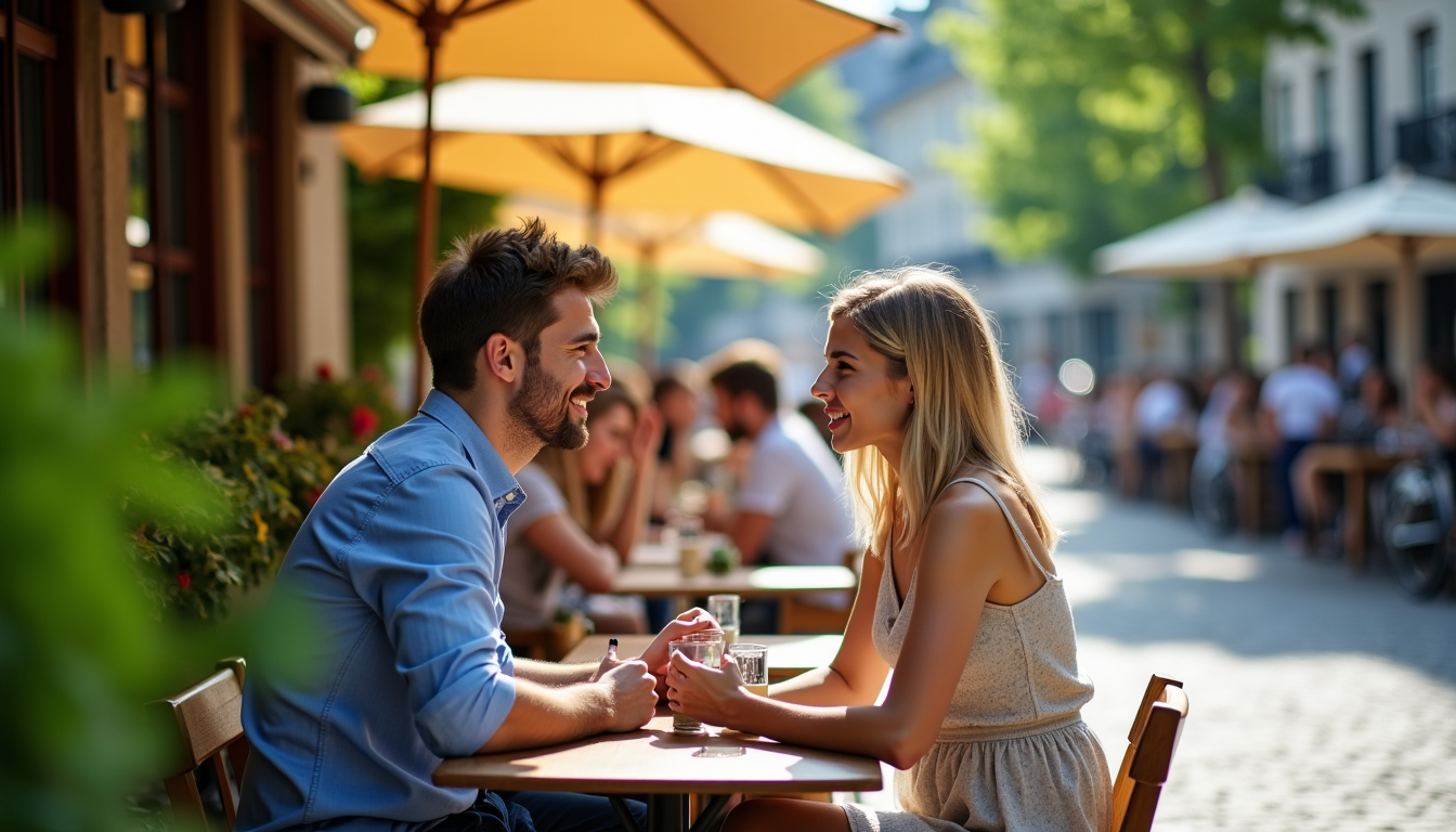 Illustration : évitez les surnoms affectueux, les blagues trop personnelles — 7 erreurs à éviter lors d'un premier rendez-vous avec un(e) allemand(e)