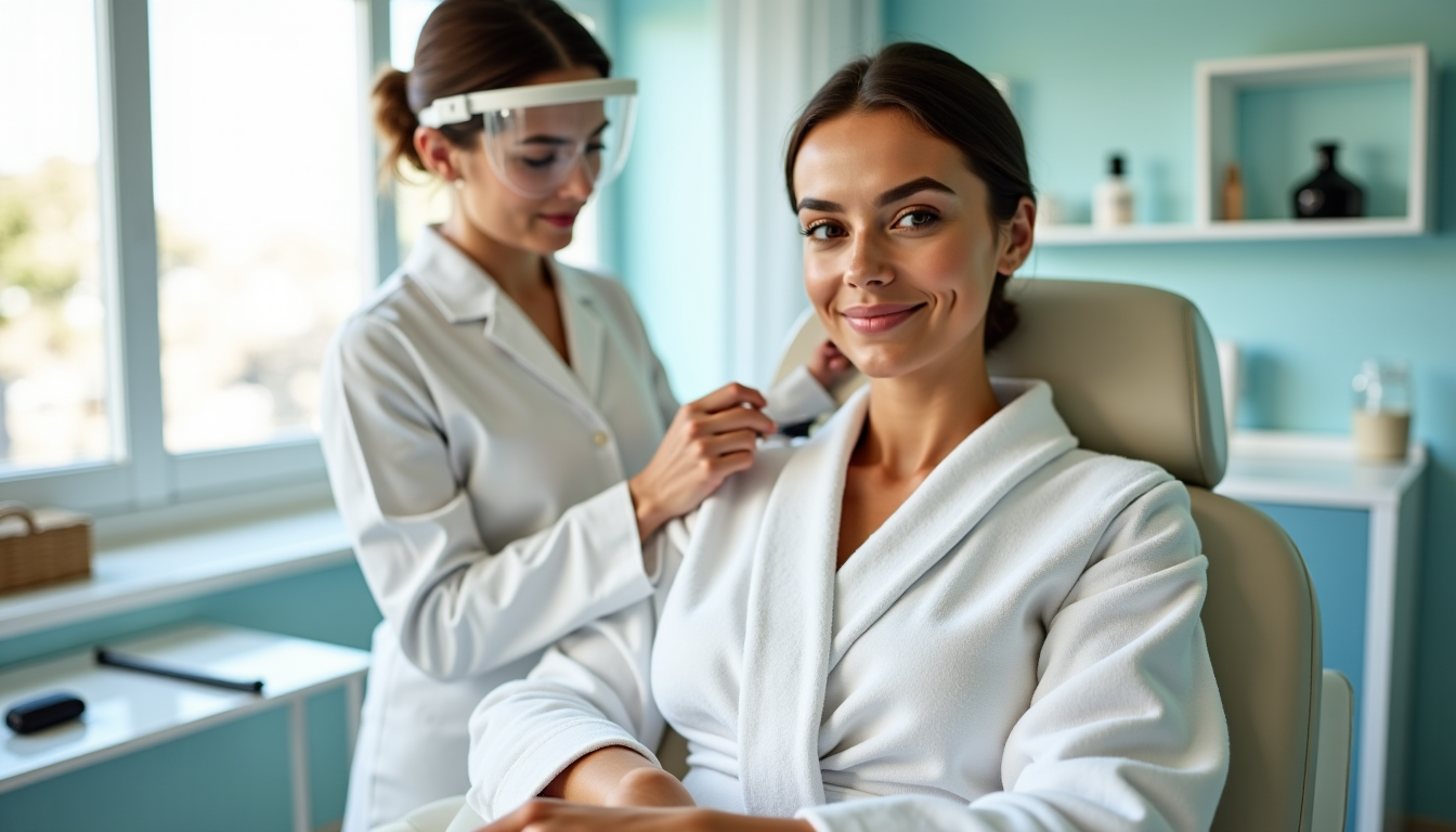 Illustration : caments, rétinoïdes, acides alpha-hydroxylés) sur les zones à — épilation à lumière pulsée sur peau mate : quels modèles sont compatibles ?