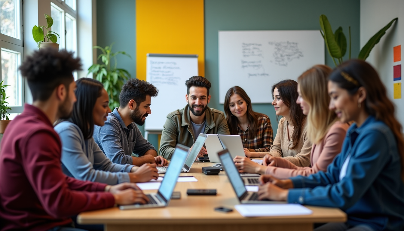 Illustration : enfin, les formations gratuites ou à faible coût, — apprenez et progressez : développez vos compétences en formation