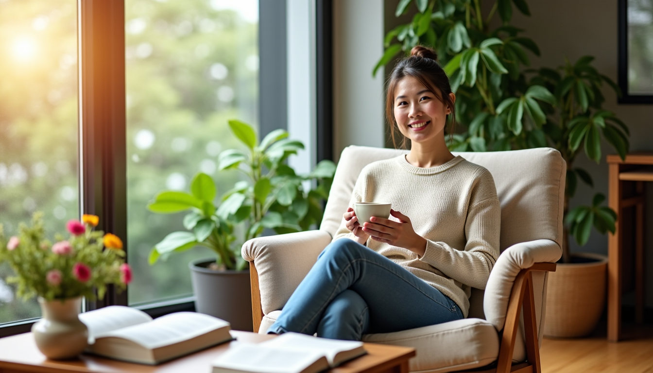 Illustration : l'environnement dans lequel vous évoluez et les personnes — améliorez votre bien-être avec des habitudes saines quotidiennes