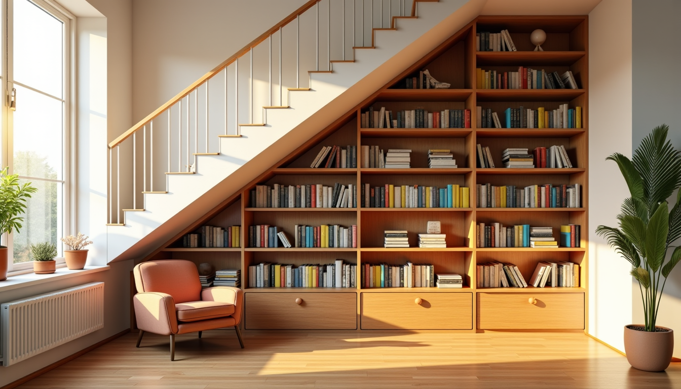 réinventez votre maison avec des astuces de bricolage — même les espaces sous les escaliers ou les