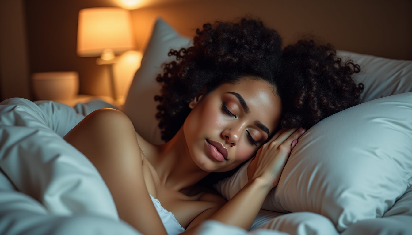 dormir avec un bonnet en soie va transformer vos cheveux bouclés ? — cette réduction drastique des frictions n'a pas seulement