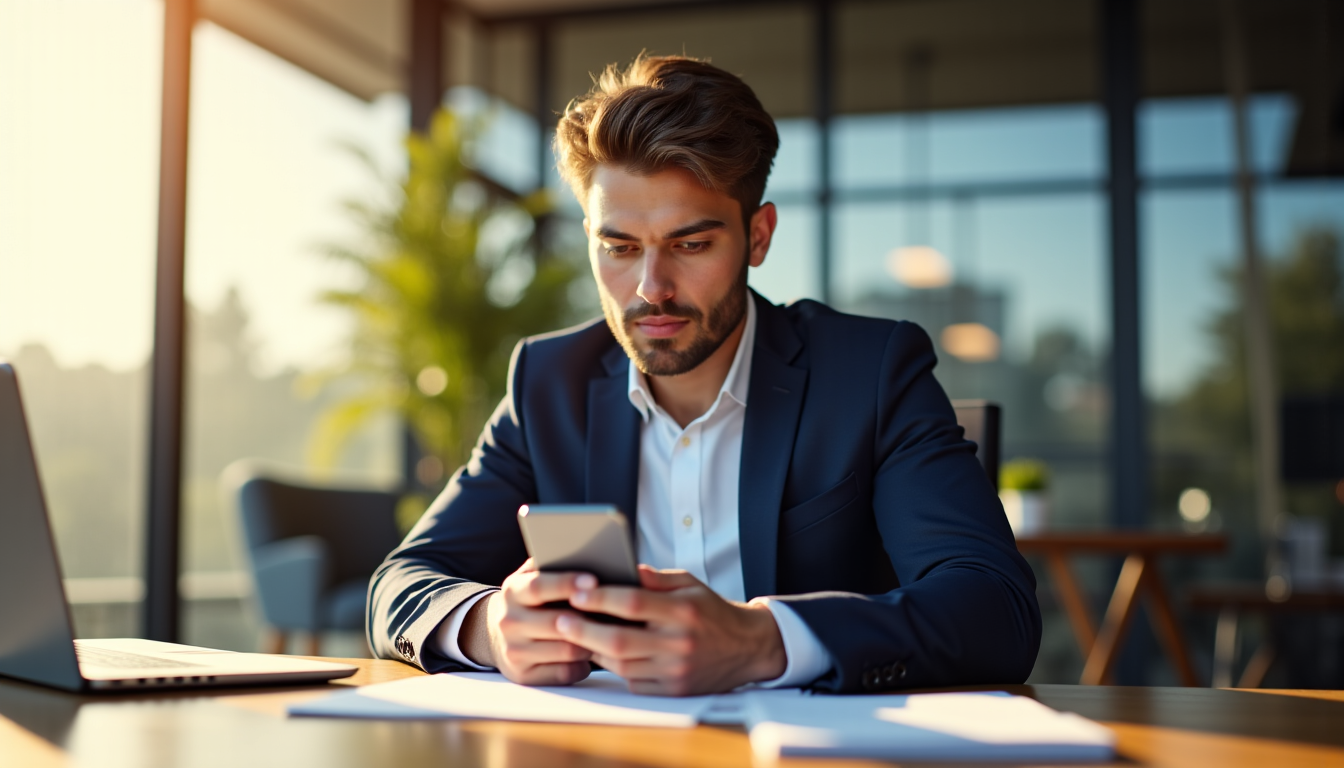 Illustration : ices d'identification d'appel intégrés aux smartphones professionnels ou — vérifier un numéro inconnu peut éviter des erreurs dans la gestion d’une jeune entreprise