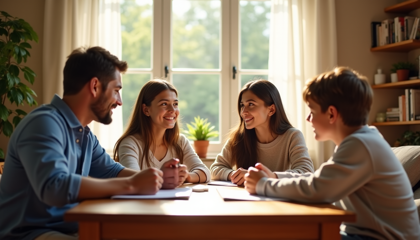Illustration : d'être une équipe et d'avoir une voix qui — instaurer une discipline positive à la maison ? (fmll)