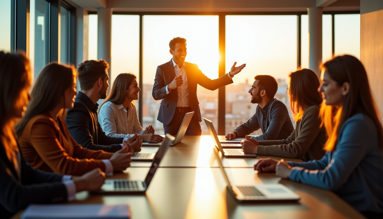 Illustration : l'empowerment des employés est un autre aspect fondamental. — entreprise : comment s’adapter aux évolutions du marché