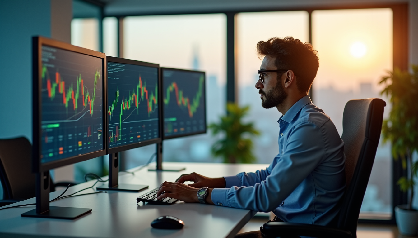 Illustration : la gestion du risque est primordiale. l'utilisation de — trading ou investissement long terme : quelle stratégie choisir ?