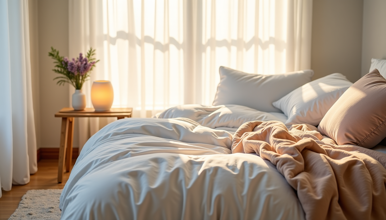 Illustration : ée. une bonne nuit de sommeil est l'un — clés d’un mode de vie équilibré et épanouissant