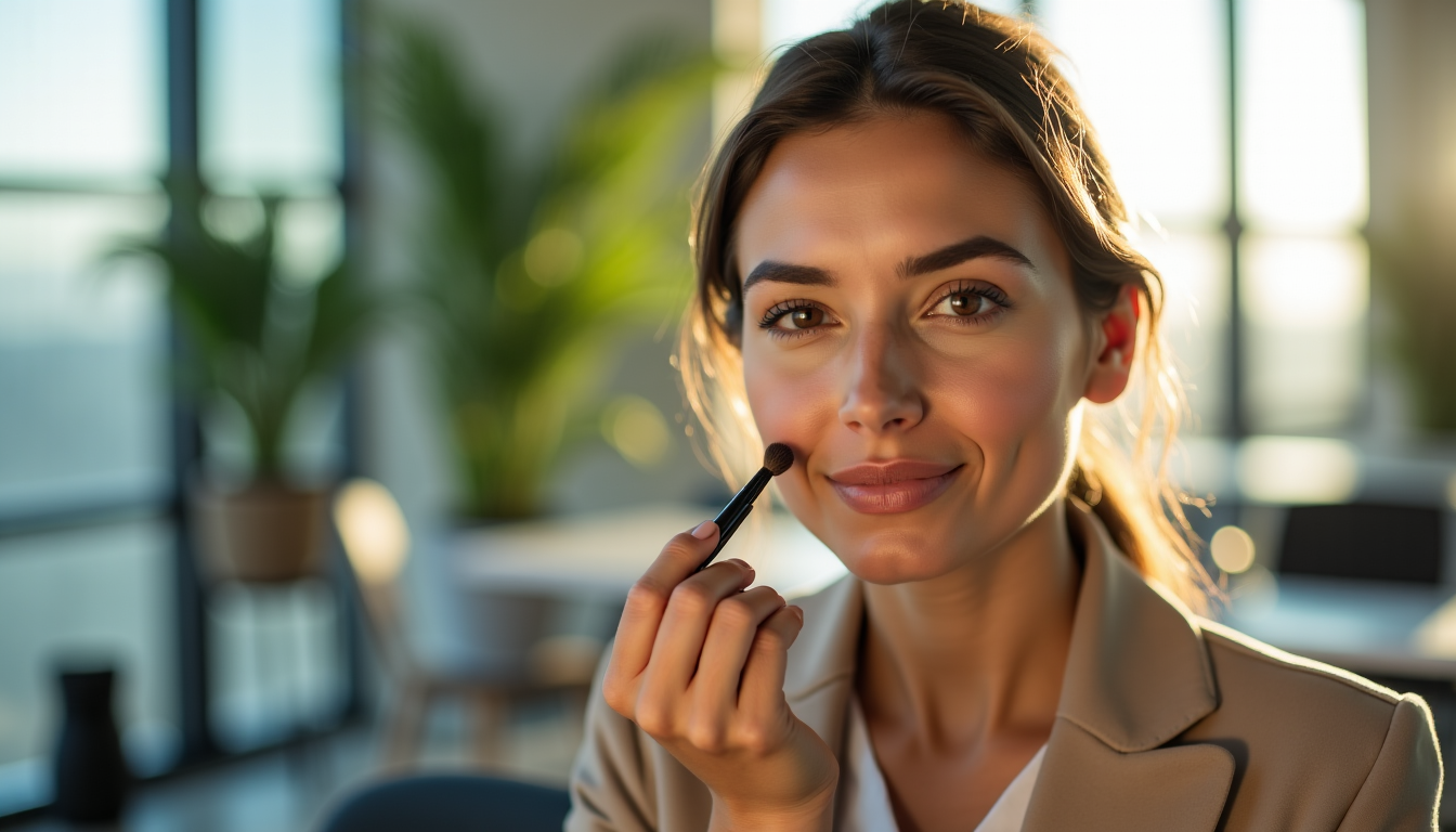 maquillage facile pour le bureau : étapes clés — commencez par nettoyer et hydrater votre visage. une