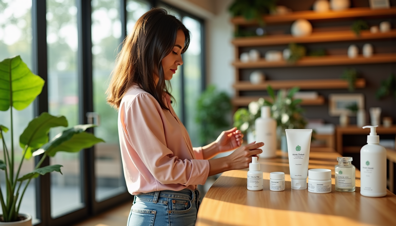 Illustration : r bons produits en toute connaissance de cause, — choisir les bons produits pour une beauté durable